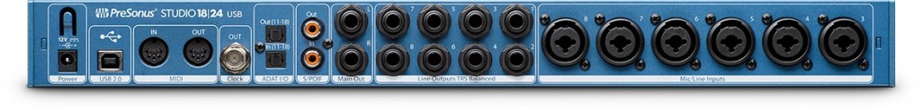 Presonus studio 1824 back