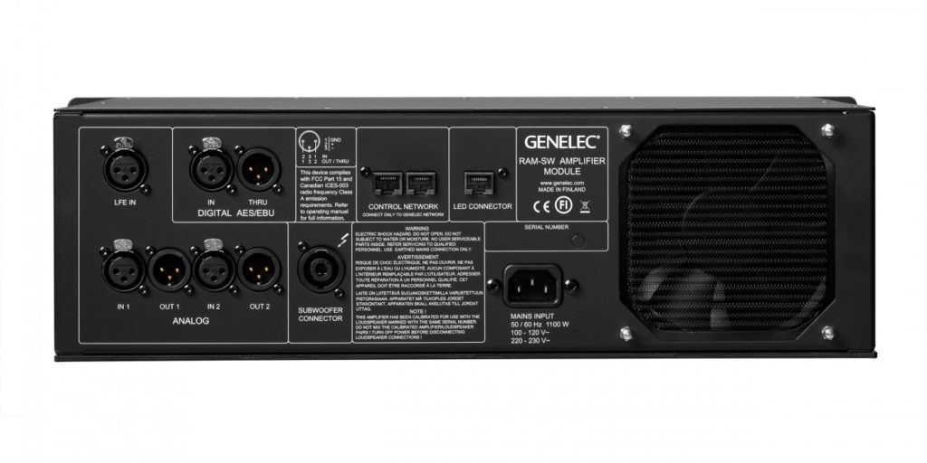 Genelec 7382 subwoofer audio studio SAM smart active midiware sub