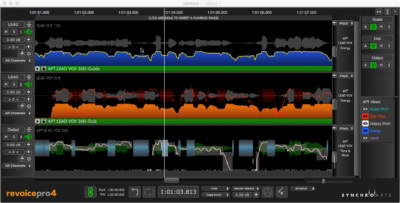 Synchro Arts Revoice Pro 4 software pitch APT plug-in audio