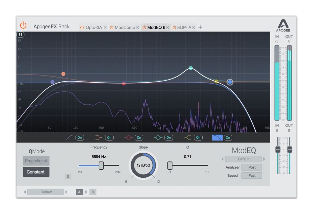 modeq Apogee FX Rack plug-in audio daw fx eq modern software