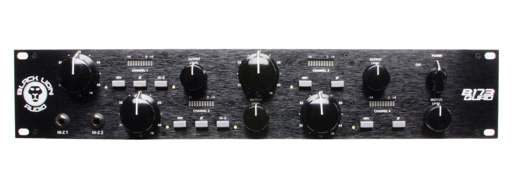 Black Lion B173 Quad pre analog hardware outboard rack