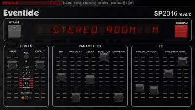 Eventide SP2016 plug-in audio reverb virtual