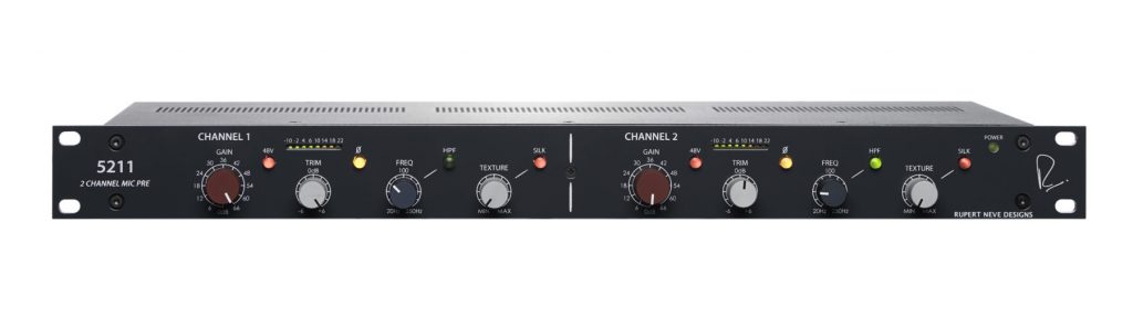 Rupert Neve Designs 5211 pre hardware analog outboard rack