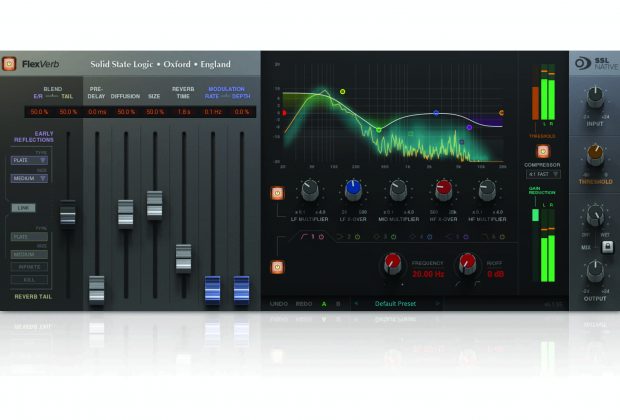 SSL Native FlexVerb plug-in audio reverb