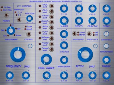 Vienna Audio 601 moduli synth sintesi sintetizzatori modulari