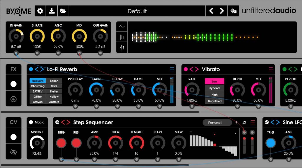 unfiltered audio byome plug-in virtual daw processing