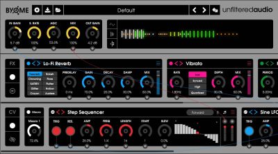 unfiltered audio byome plug-in virtual daw processing