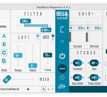 Goodhertz Megaverb reverb plug-in audio daw software virtual