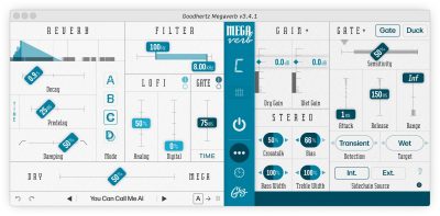 Goodhertz Megaverb reverb plug-in audio daw software virtual