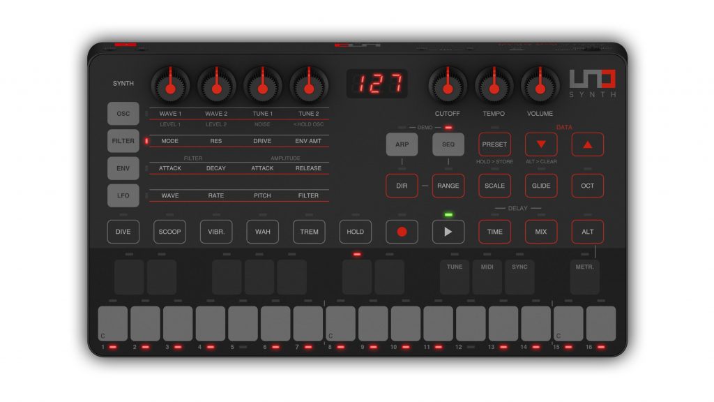 Ik Multimedia UNO Synth sintetizzatore hardware analog