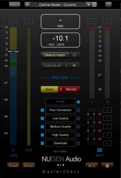 Nugen Audio MasterCheck plug-in daw meter loudness