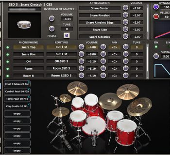 Steven Slate Drums 5 virtual instrument drums batteria