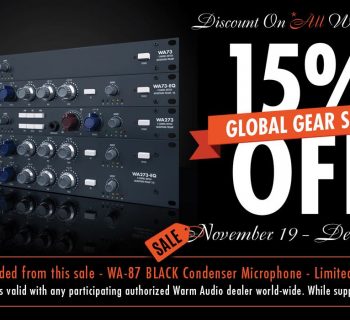 Warm Audio offerte 2018 midiware outboard hardware eq comp pre mic