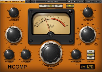 waves h-comp hybrid compressor plug-in audio free cyber monday virtual