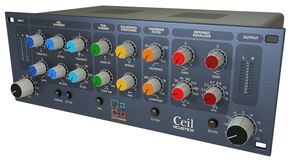 Acustica Audio Ceil channel strip free plug-in gratis eq comp