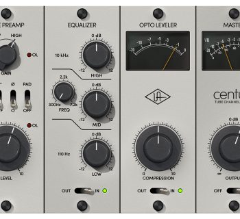 UAD Century Tube Channel Strip universal audio software plug-in