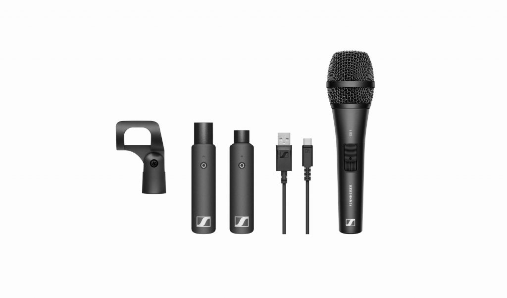 Sennheiser XS Wireless Digital live mic exhibo audiofader