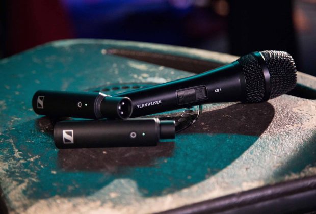 Sennheiser XS Wireless Digital live mic exhibo audiofader