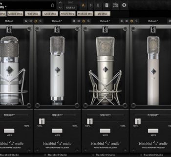 Slate Digital VMS Blackbird Mics plug-in virtual microphone system software daw audiofader