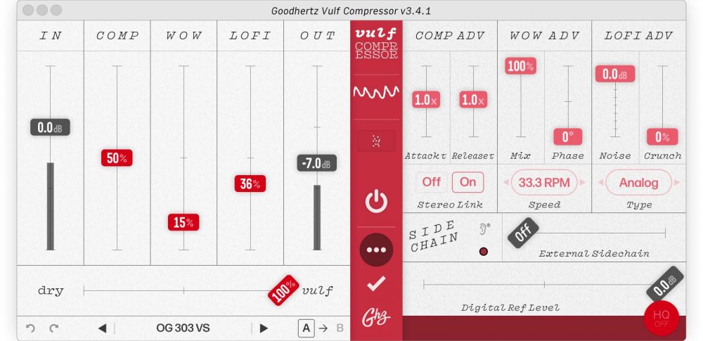 Goodhertz Vulf Compressor plug-in audio pro mix daw itb software test audiofader