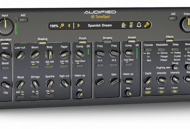 Audified ToneSpot plug-in audio pro studio daw software audiofader