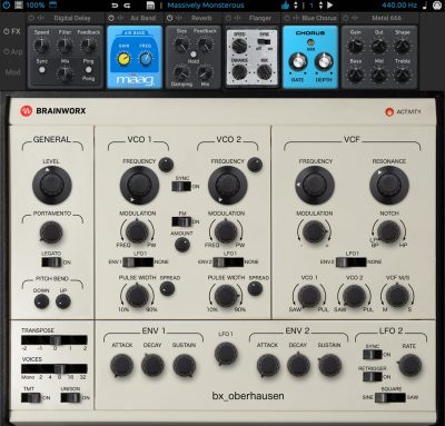 brainworx bx_oberhausen virtual instrument synth oberheim plugin alliance audiofader