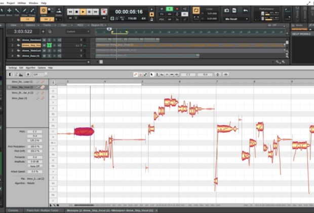 Celemony Melodyne ARA2 software plug-in audio virtual cakewalk bandlab audiofader