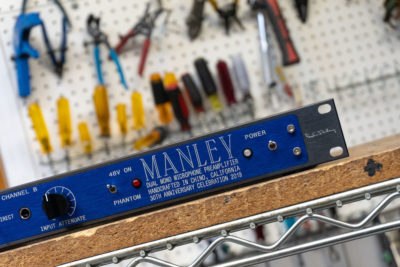 Manley Dual Mono xxx ltd ed hardware analog outboard rack mic audio pro audiofader