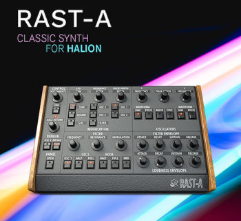 Steinberg Rast-A virtual synth instrument audiofader