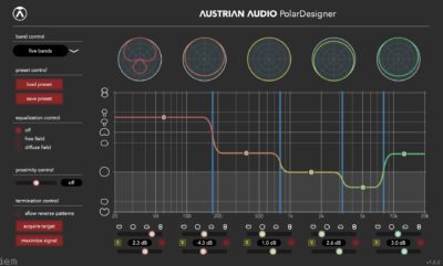 Austrian Audio PolarDesigner plug-in audio software virtual daw fx mic oc818 audiofader