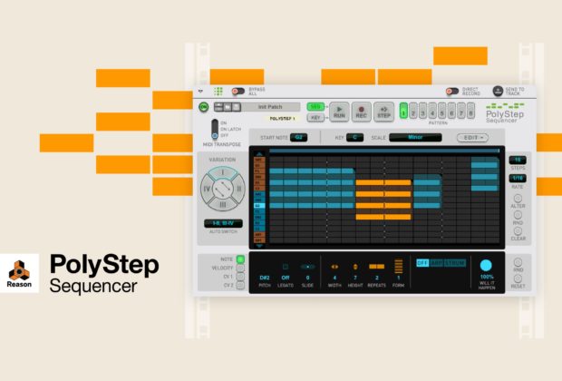 Propellerhead Reason PolyStep Sequencer daw plug-in audio software fx audiofader