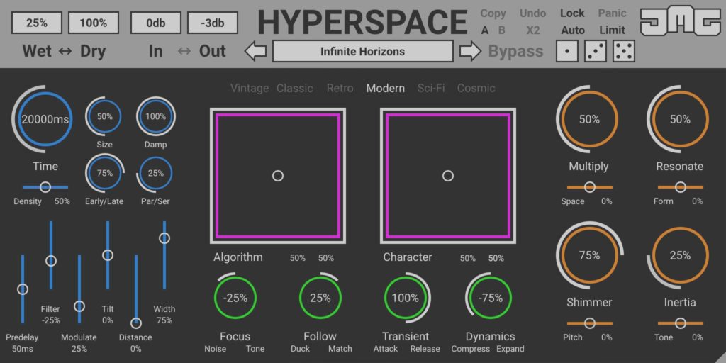 United Plugins Hyperspace plug-in audio pro software daw virtual mix itb vst au aax audiofader