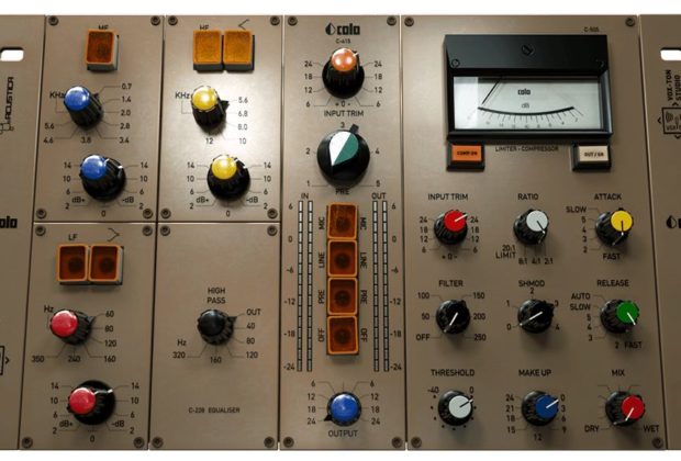 Acustica Audio Cola plug-in pro studio itb daw software virtual vintage germanium eq comp limiter channel strip audiofader