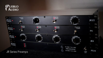 Pueblo Audio JR22+ outboard analog rack hardware pre audiofader