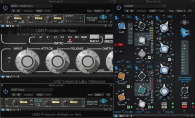 Tutorial Mix Voce UAD universal audio mixing itb software virtual plug-in audiofader