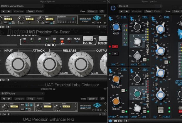 Tutorial Mix Voce UAD universal audio mixing itb software virtual plug-in audiofader