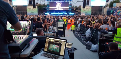 Exhibo Milano Rocks Allen&Heath live eventi audiofader