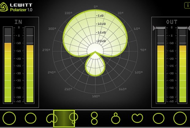 Lewitt Polarizer plug-in audio pro rec mic software audiofader