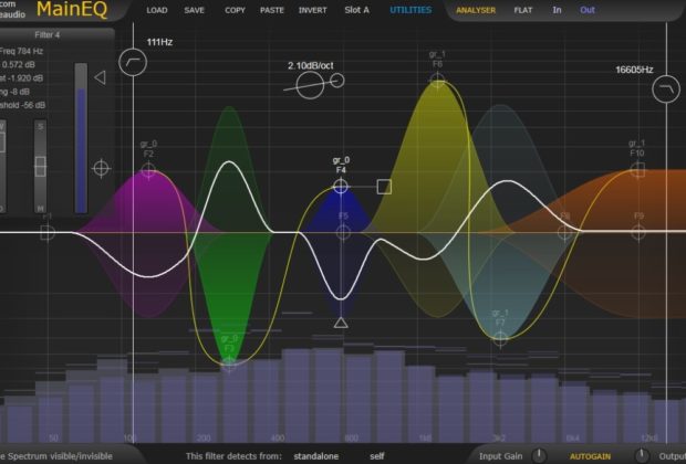 Sknote MainEQ software plug-in audio daw processing eq audiofader