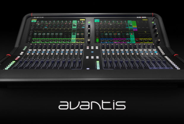 Allen&Heath Avantis console digital mixer hardware live exhibo audiofader