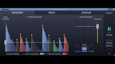 Sonnox Oxford Drum Gate plug-in audio virtual processing mix daw audiofader