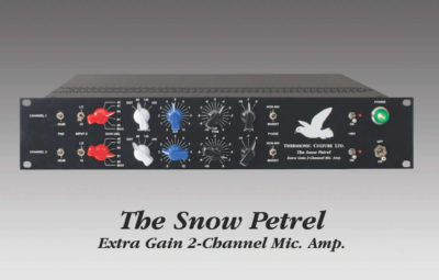 Thermionic Culture SnowPetrel outboard hardware analog pre funky junk dual audiofader