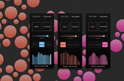 Focusrite Sonible Balancer plug-in software daw virtual audiofader