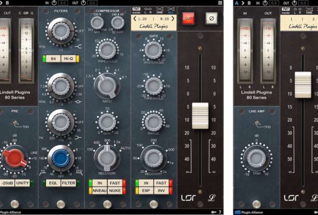 Plugin Alliance Lindell Audio 80series mix virtual analog neve software daw audiofader