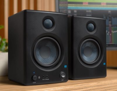 PreSonus Eris E45bt bluetooth studio monitor home project midi music rec mix audiofader