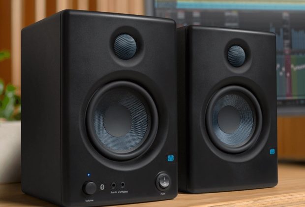 PreSonus Eris E45bt bluetooth studio monitor home project midi music rec mix audiofader