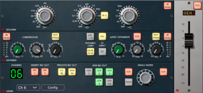 AMS Neve Genesys Control plug-in software daw virtual audiofader