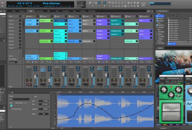 Motu digital performer 10 update aggiornamento software daw pro studio audio rec mix edit mastering backline audiofader