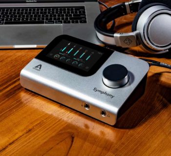 Apogee Symphony Desktop hardware interfaccia audio pro studio home project soundwave audiofader