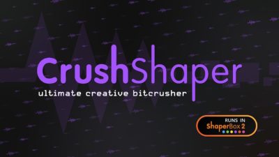 Cableguys CrushShaper lofi distorsore enhancer shaperbox plug-in virtual daw software audiofader